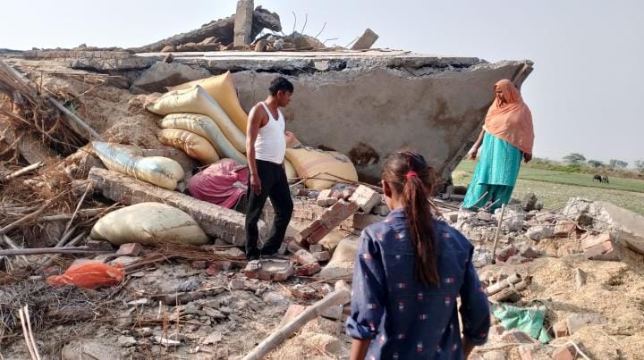 Houses built on forest department land demolished