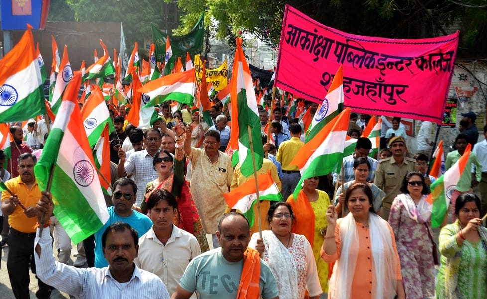 Tiranga Yatra taken out in honor of the army, Bharat Mata ki Jai reverberated