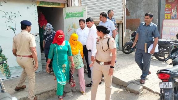 Nine women and eight men found in objectionable condition, police registered a case