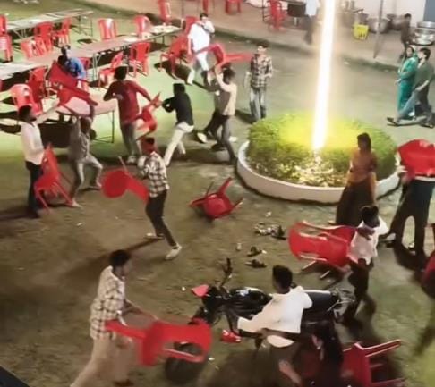 Chairs were thrown at the Tilak ceremony because of the favourite song on the DJ
