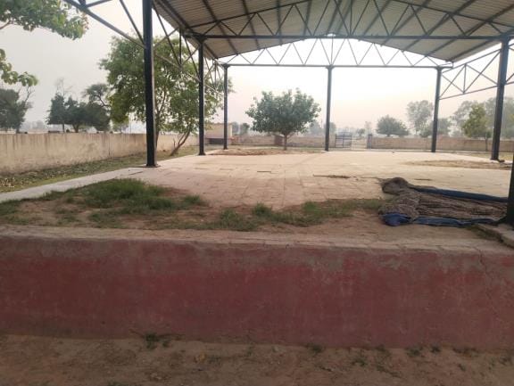 Lack of facilities in the playground, players are not able to practice