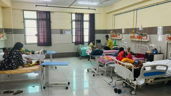 Rising temperature is making children sick, they are getting half-hearted treatment in the hospital
