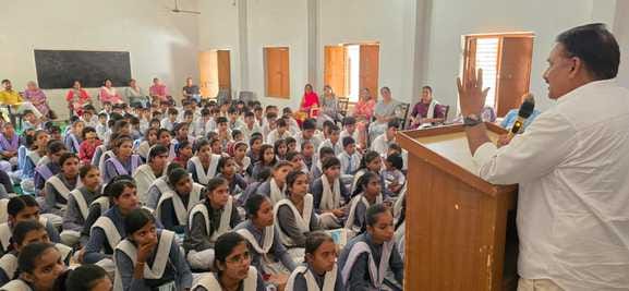 Students were informed about government schemes