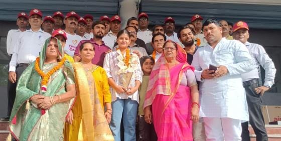 Ex-servicemen honoured a meritorious student