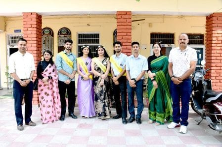 Suhani became Miss Farewell and Sunil became Mr. Farewell