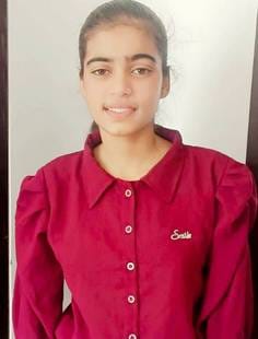 Anjana of Baijalpur became the topper in the state government schools by scoring 98.8 percent marks