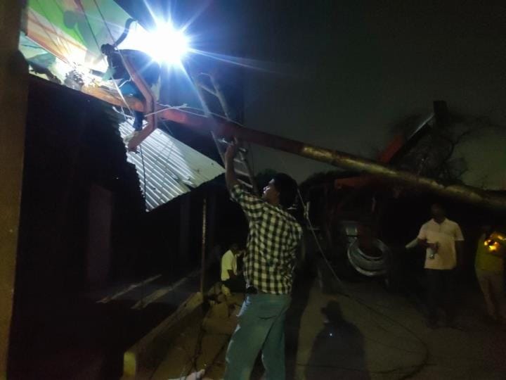 The pole broke, 50 thousand people did not get electricity for seven hours