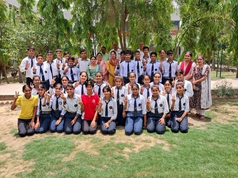 Students of Swami Vivekananda Guravada got excellent marks