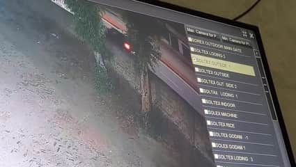 घटना की सीसीटीवी फुटेज