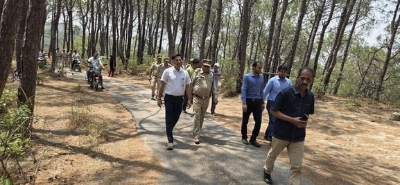 The central team inspected the forests of Gagret