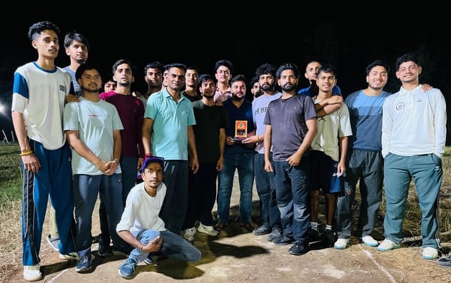 Night cricket competition started in Tharu Panchayat