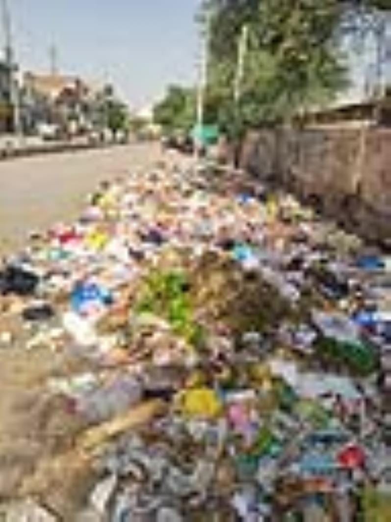 Demand for daily lifting of garbage from dumping points on main roads
