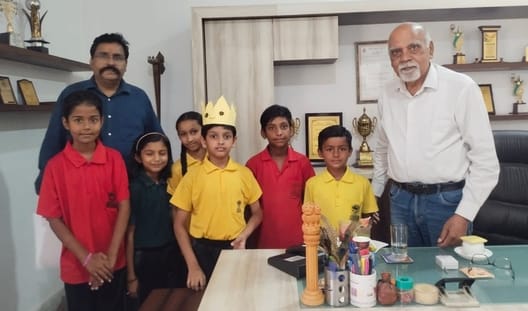 Yellow House team won the cricket competition