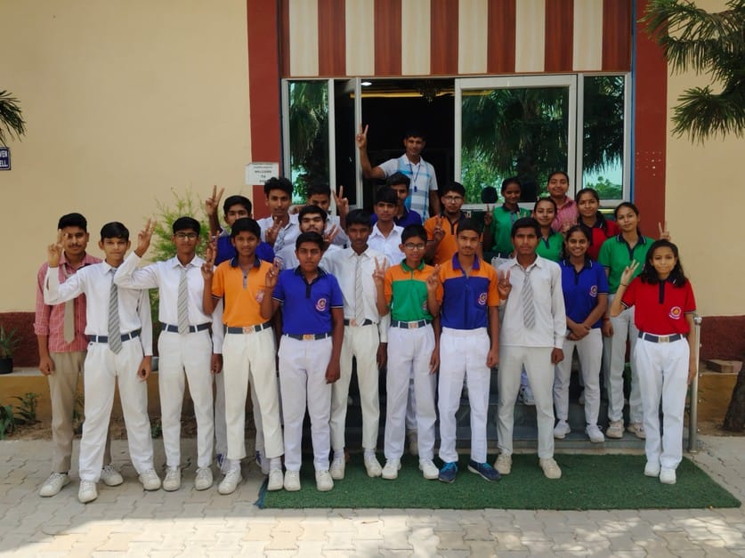 In Saraswati School Gudiani, 28 out of 41 children got 90 percent marks.