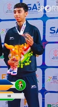 Aryan Yadav won gold in Khelo India Youth Games