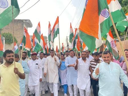 Tricolour procession taken out to pay tribute to the martyrs