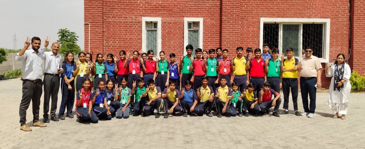 Muskan of Gyankosh School secured first position with 90% marks