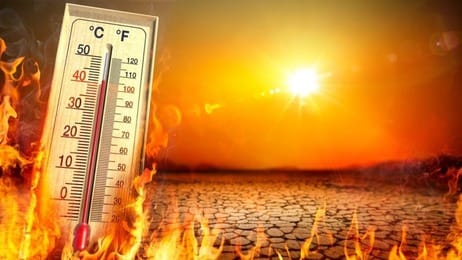 Severe heat in Aligarh