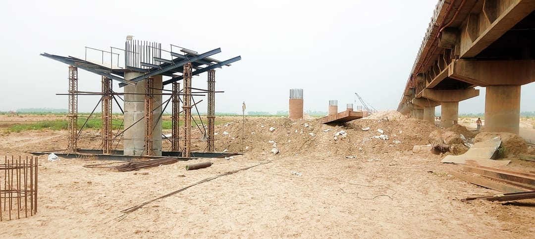 Kolaghat: 22 pillars are being built simultaneously for the new bridge