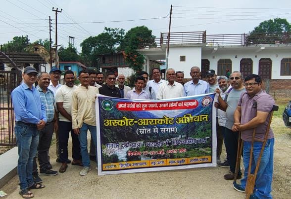 Discussion on Gagas river under Bhatkot to Bhikiyasain Yatra