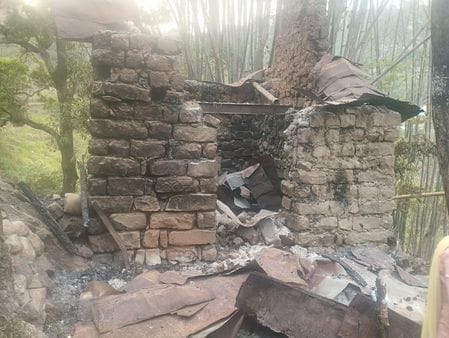 Loss of 1.5 lakh due to burning of cowshed in Banwarkalan