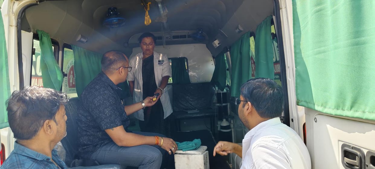 Heat wave kit not found in ambulance, clarification sought