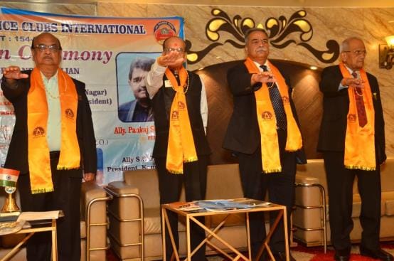 The oath taking ceremony of Club Creation and Main of Association of Alliance Club International was organized