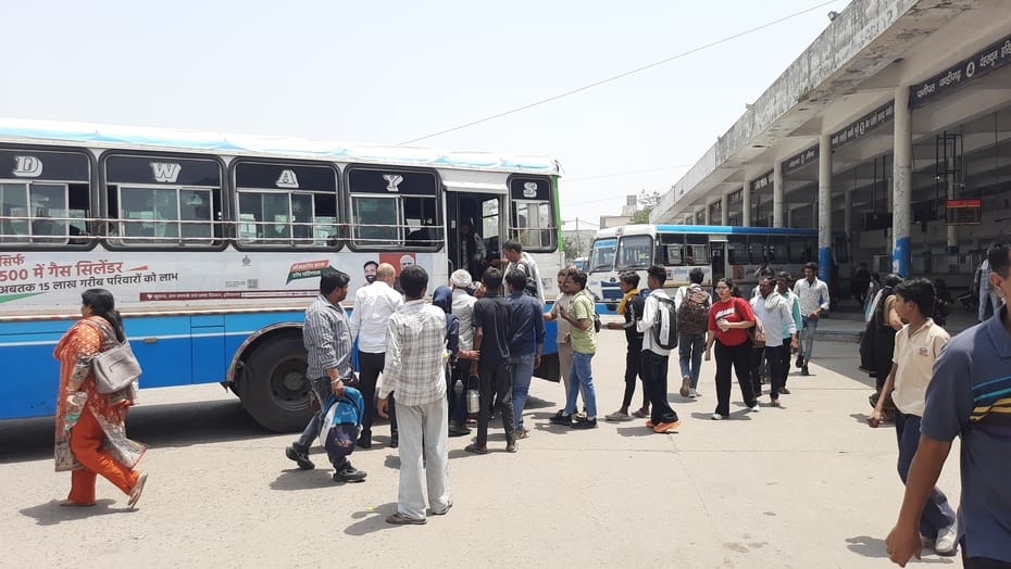 100 roadways buses went to the function, Chandigarh passengers faced problems