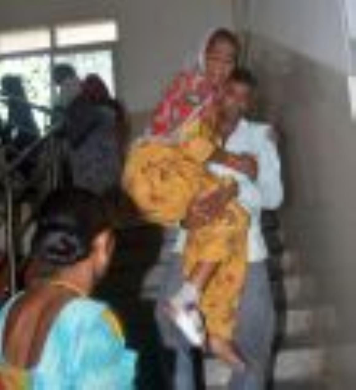 OPD building's electricity cut off, prescriptions made and medicines distributed in the dark