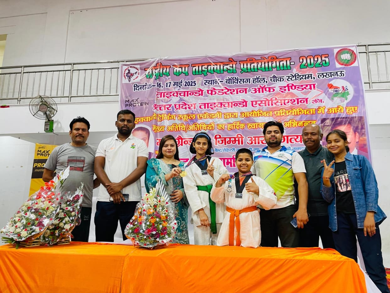 Swarnima and Mayank selected for national Taekwondo competition