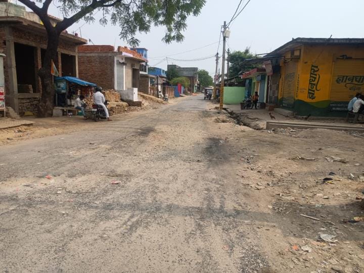 Monsoon is on the head... Manjharia-Katka connecting road is in bad condition