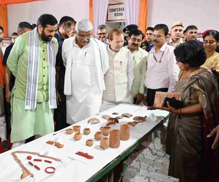 Rakhigarhi and Agroha will be combined to form the centre of Indus Saraswati civilization: Shekhawat