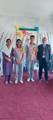 Students were made aware about voting in Nogali school
