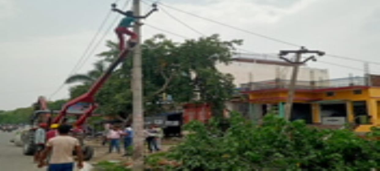 Electricity has been restored in the city, villages will have to wait for now