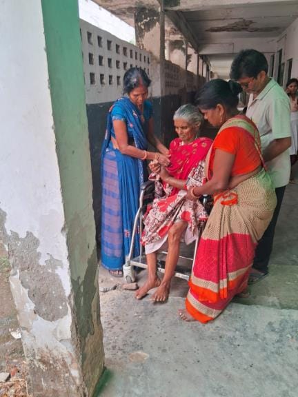 Potholes on the road are causing pain, at one place the floor is also high