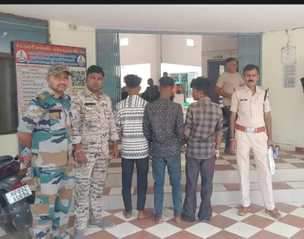 पकड़े गए आरोपी