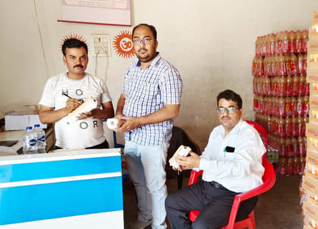 10 samples including ice cream, barfi, face cream, Lahori cumin were collected