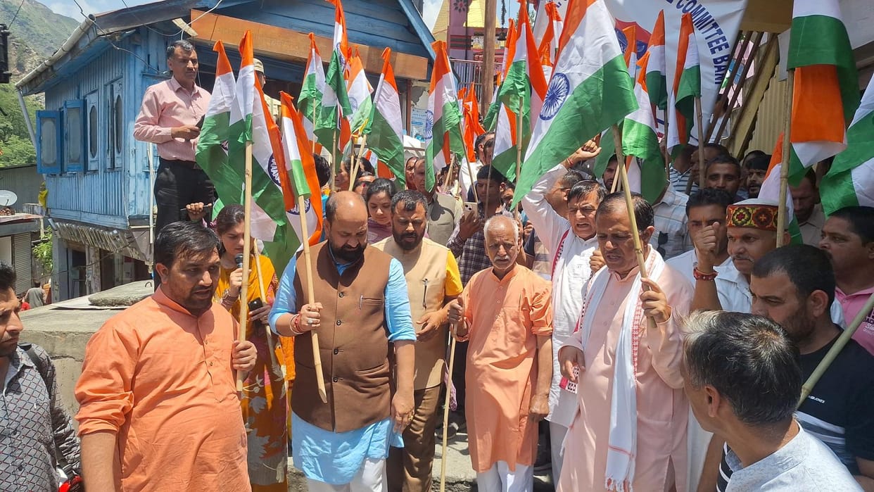 BJP took out Tiranga Yatra on the success of Operation Sindoor