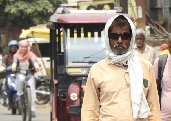 Cloudy weather, relief from heat, humidity bothered