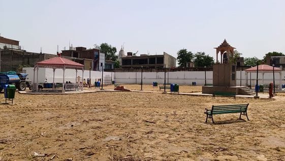90% of the work on the park in Chitwan Vatika is complete