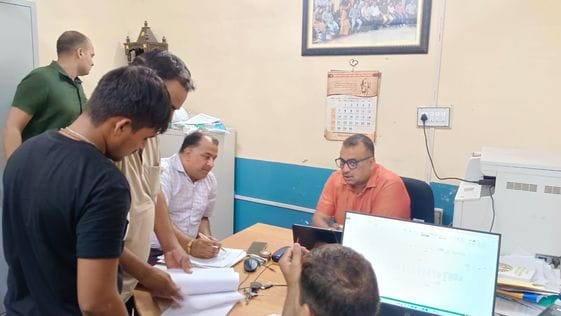 Only seven applications came on the first day of admission in colleges