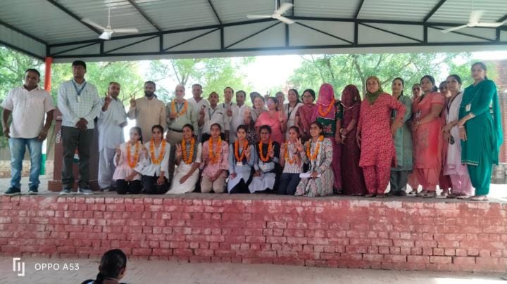 Meritorious students were felicitated