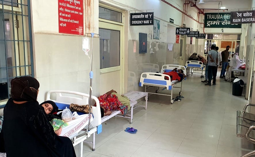 Diseases increased in summer, emergency ward full, 1332 patients admitted