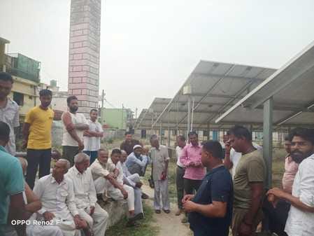 Drinking water supply of three villages has been stalled for six days, villagers sit on dharna