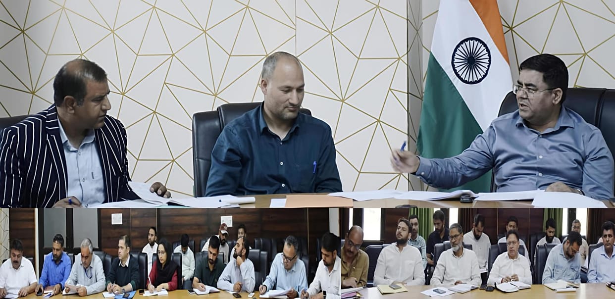 DC Kishtwar Held Meeting