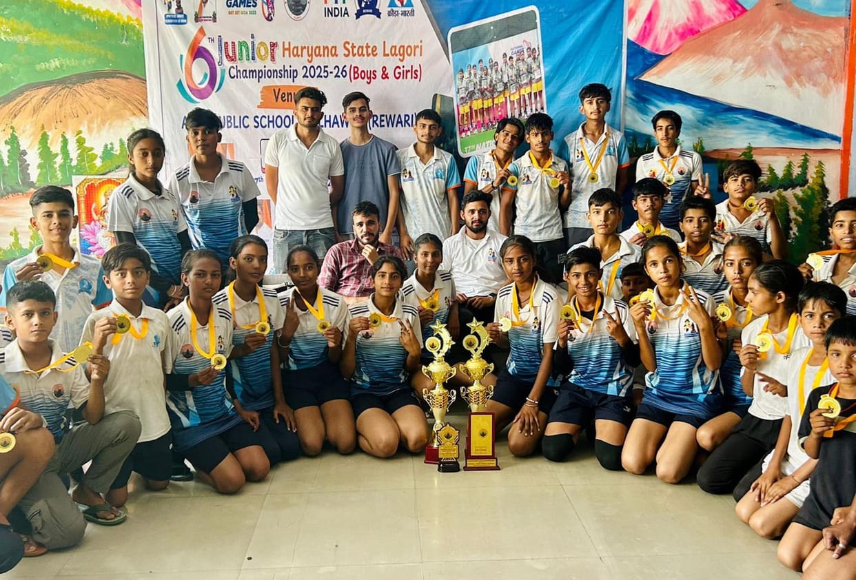 Charkhi Dadri shines in Lagori Championship, both boys and girls teams win gold medals