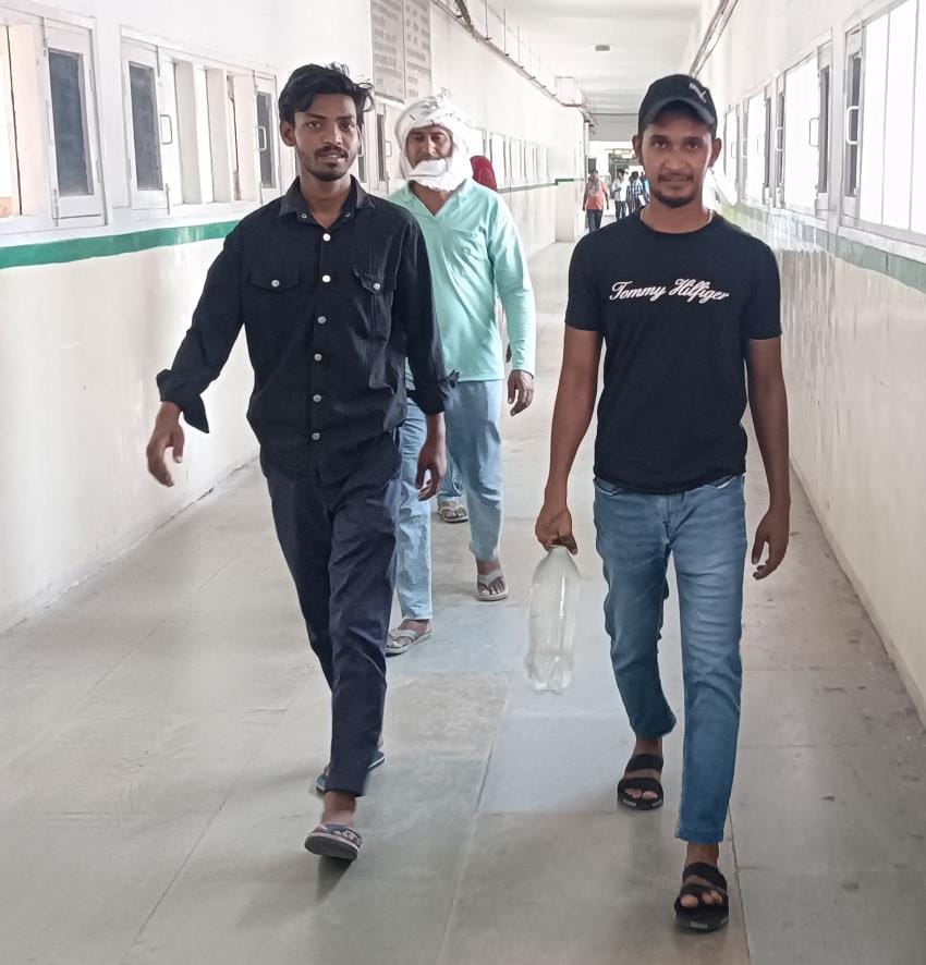Patients and attendants are yearning for drinking water in the civil hospital