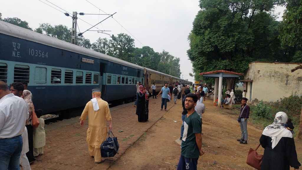 Many trains were affected due to the storm