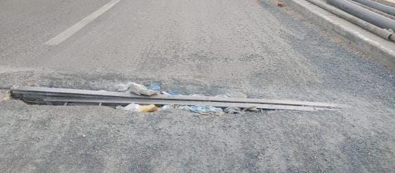 Repairing the joints is not working, the bridge is inviting accidents