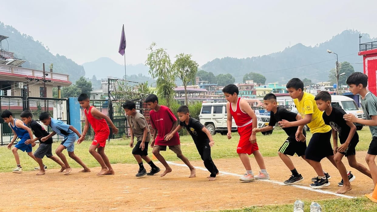 104 players showed their strength for admission in sports college